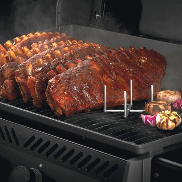Napoleon-Grills-Erweiterbarer-Spare-Rib-Halter
