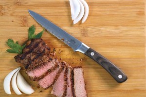  Steak-Messer mit Wellenschliff für dickes Grillgut